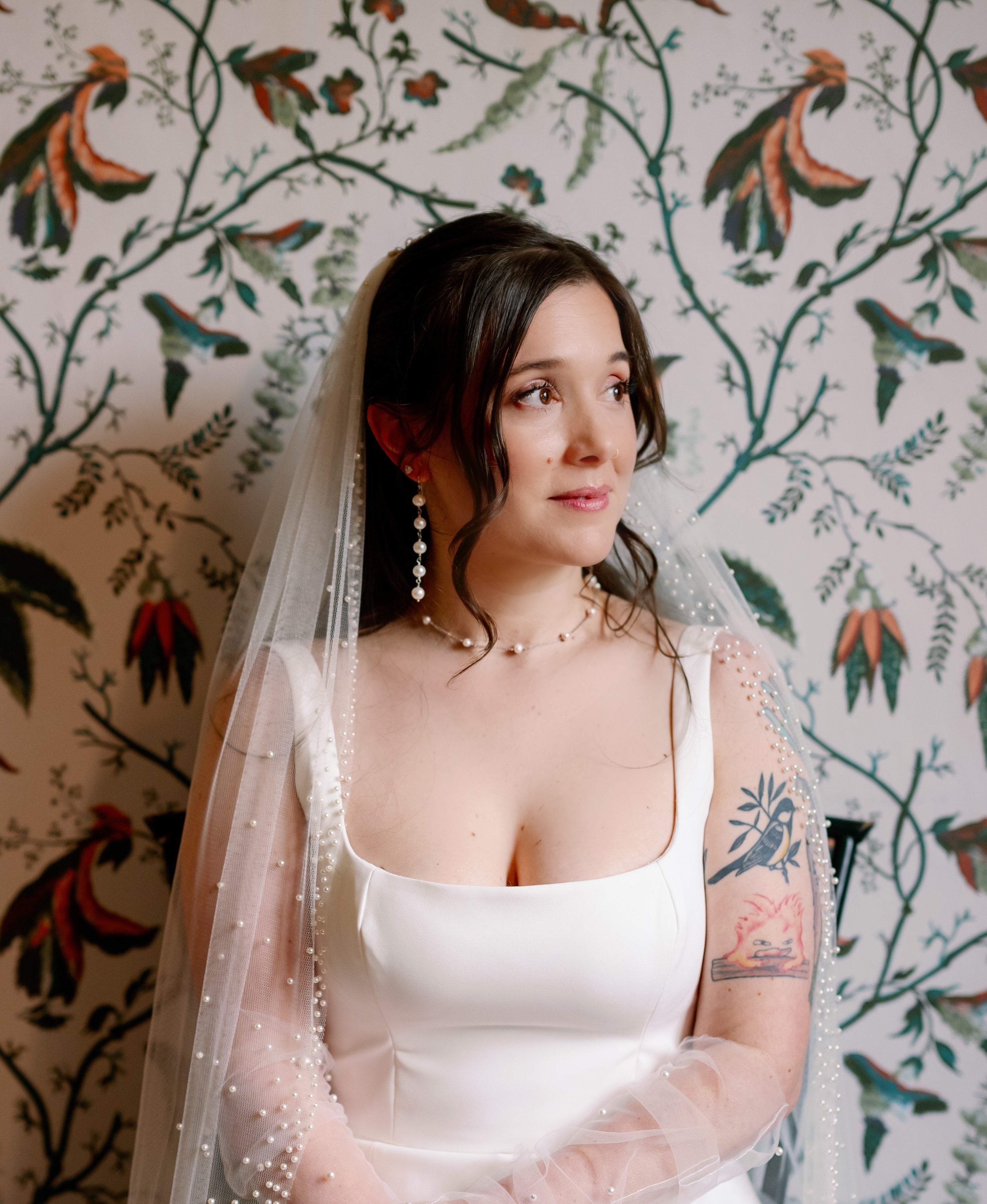 3, 4 or 5 Pearl spacer earrings