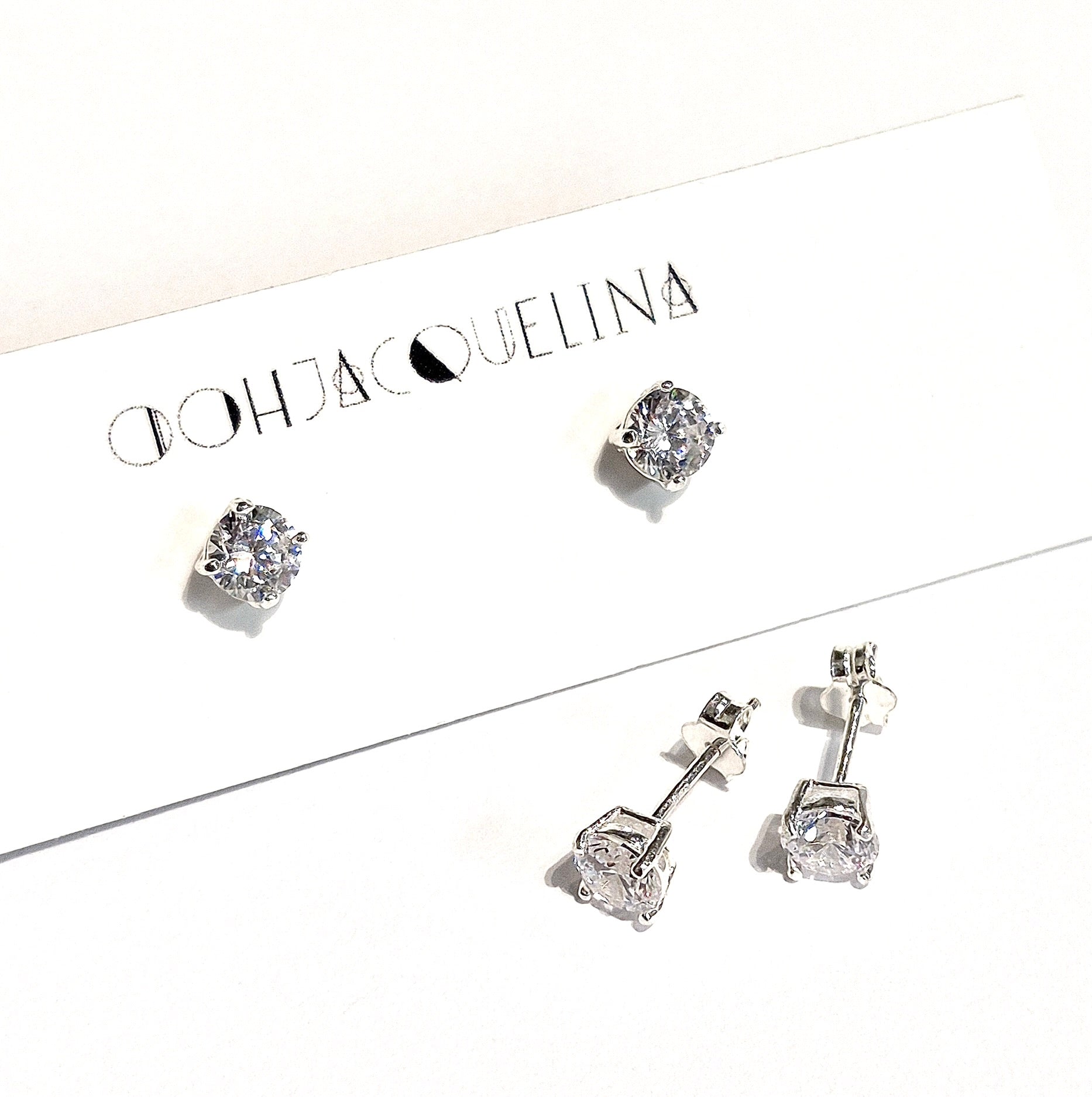14K GF or Sterling Silver Swarovski stud earrings