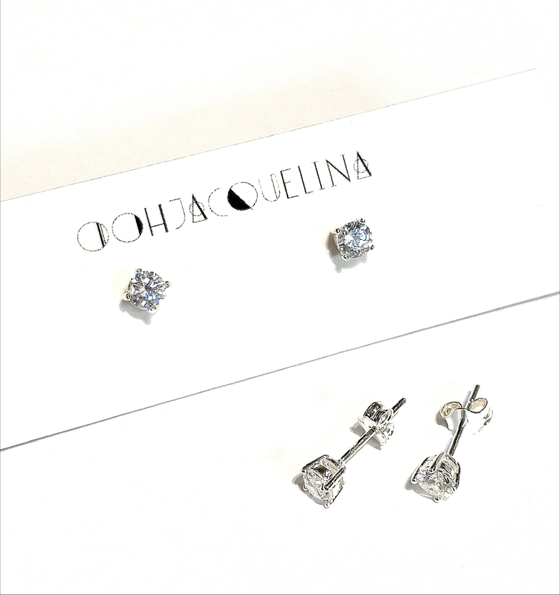 14K GF or Sterling Silver Swarovski stud earrings