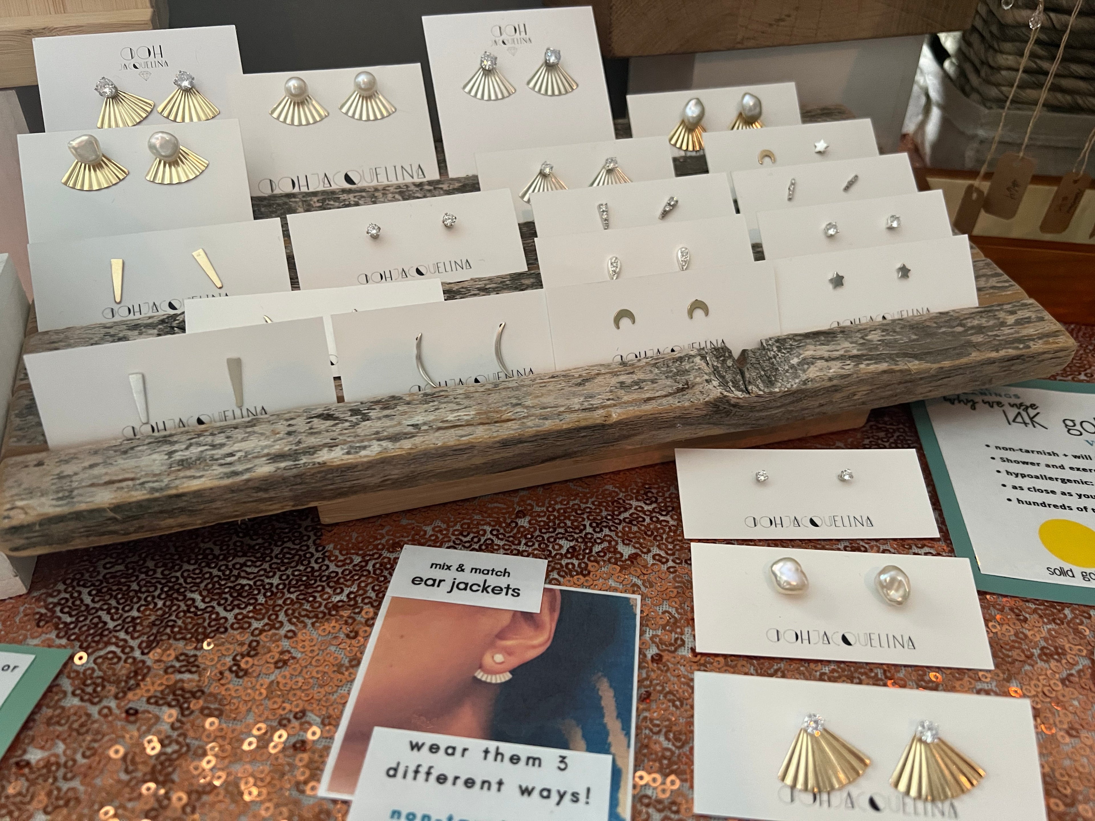 14K GF or Sterling Silver Swarovski stud earrings