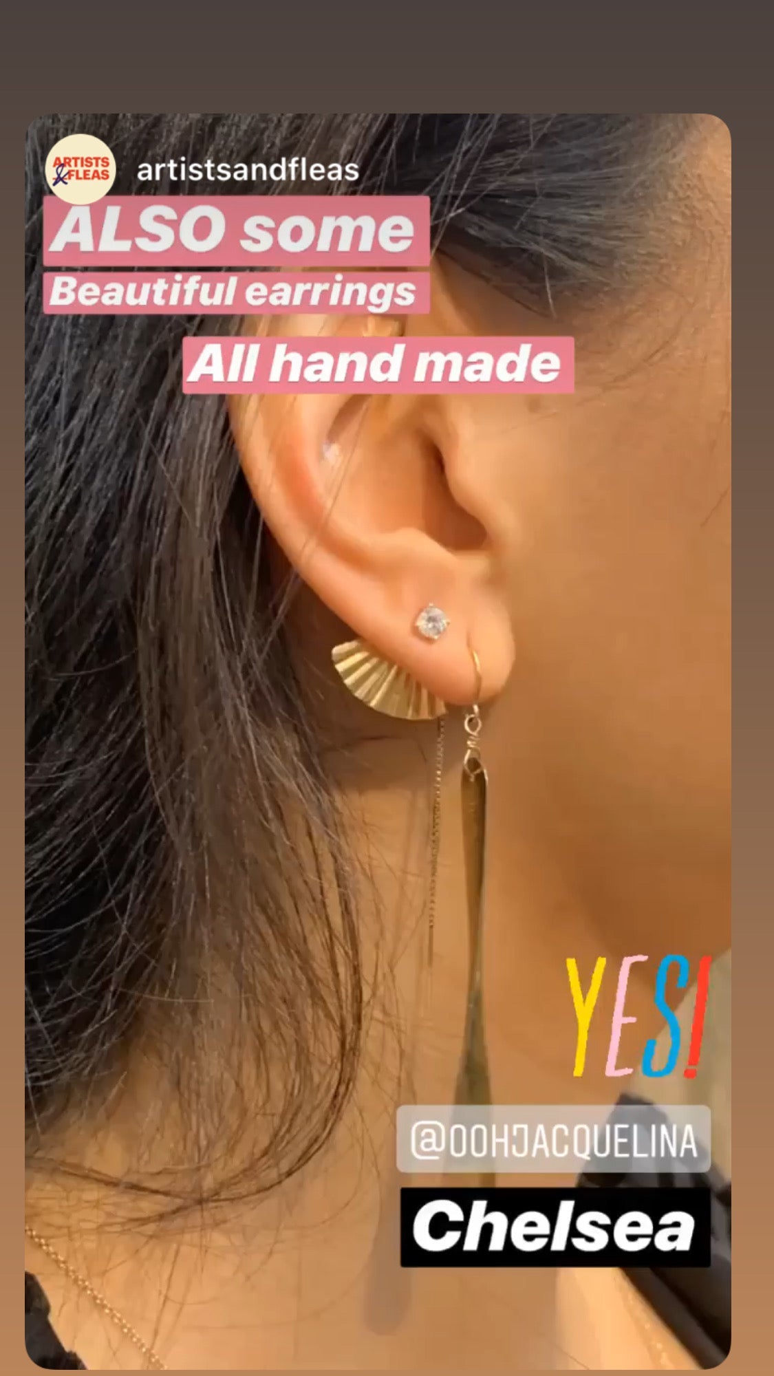 14K GF Swarovski emerald green stud earrings